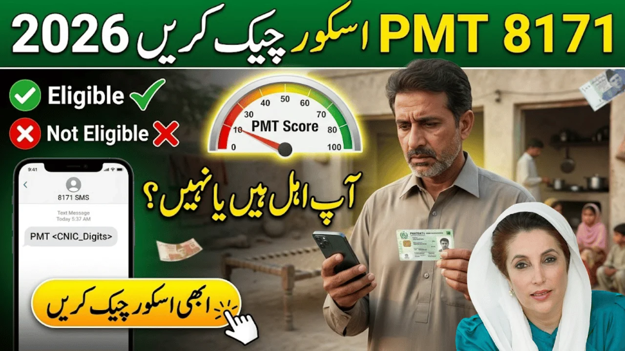 8171 PMT Score Check by CNIC 2026 – How to Check Your Score & Qualify for Government Support