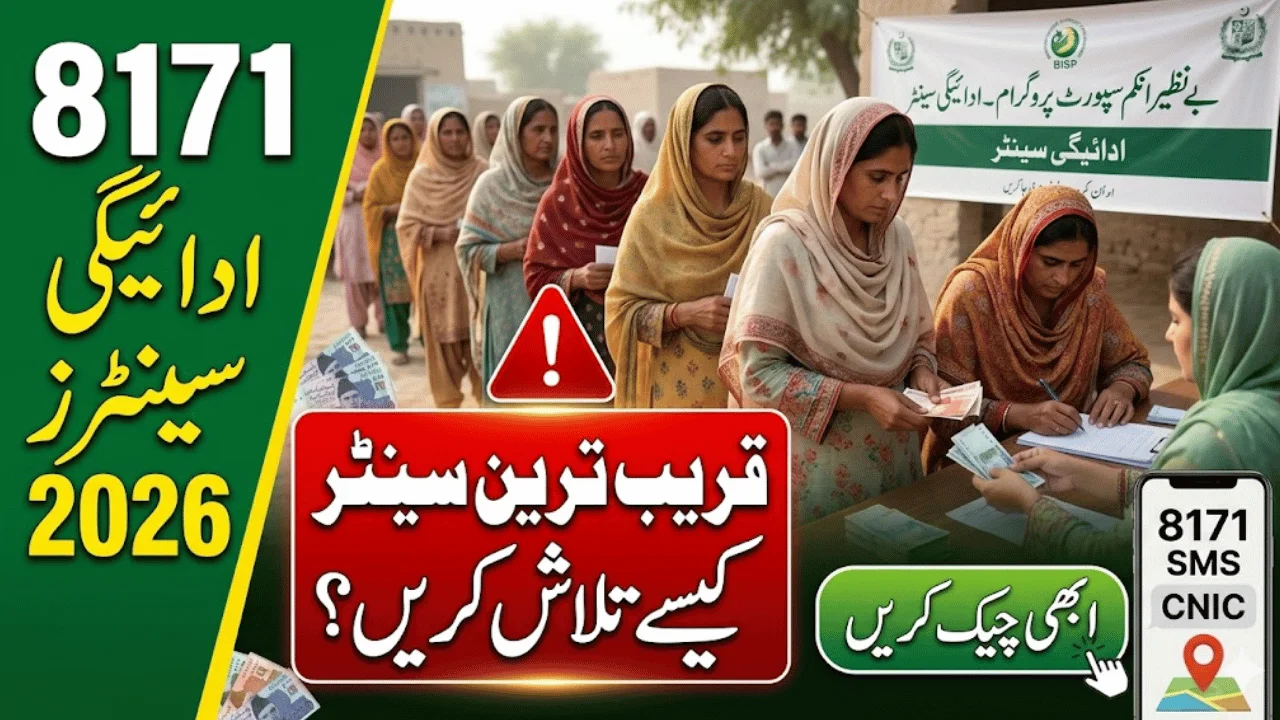 BISP 8171 Payment Centers List 2026 – How to Find Your Nearest Center & Get Payment Without Hassle